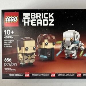 LEGO STAR WARS "Revenge of the Sith Heroes & Villains" BRICK'H'EADZ
